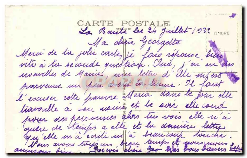 La Baule-sur-Mer (Loire-Inf.) — Die Gärten der Sieges — A. B. - Rückseite
