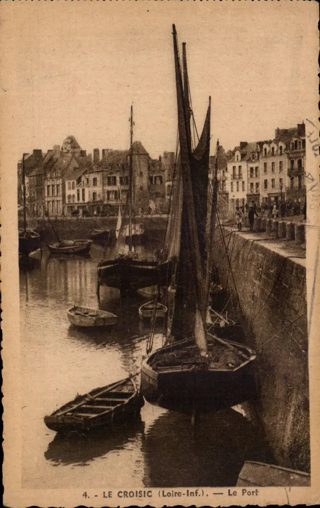 Le Croisic (Loire-Inf.) — O Porto — F. Chapapau, Editora Nantes - Frente