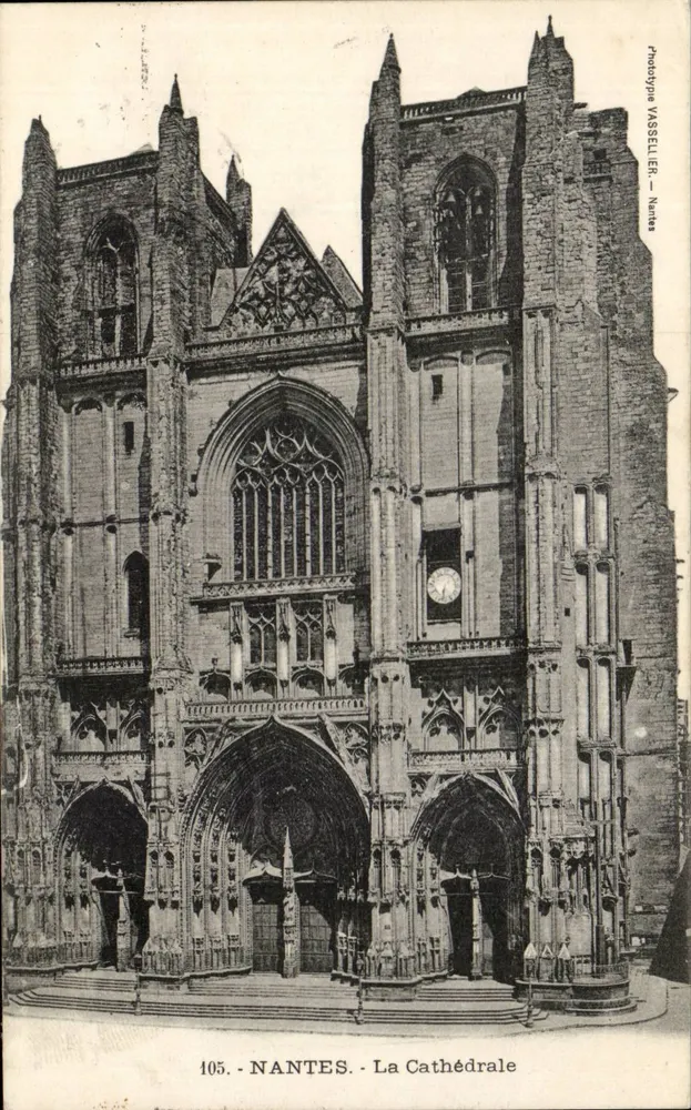 NANTES - De Kathedraal — Fototypie VASSELIEEN, Nantes, n°105 - Voorkant