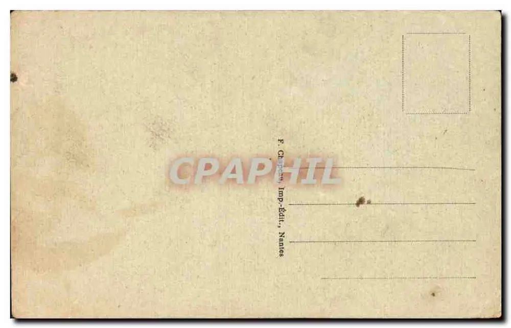 La Baule (Loire-Inf.) — Chalets do Remblai — F. Chappey, Imp.-Edit., Nantes - Verso