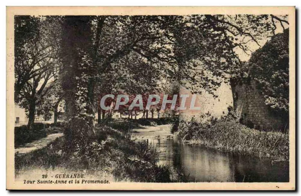 Guérande - Turm Sainte-Anne und die Promenade — G. Arlaud, n°20 - Vorderseite