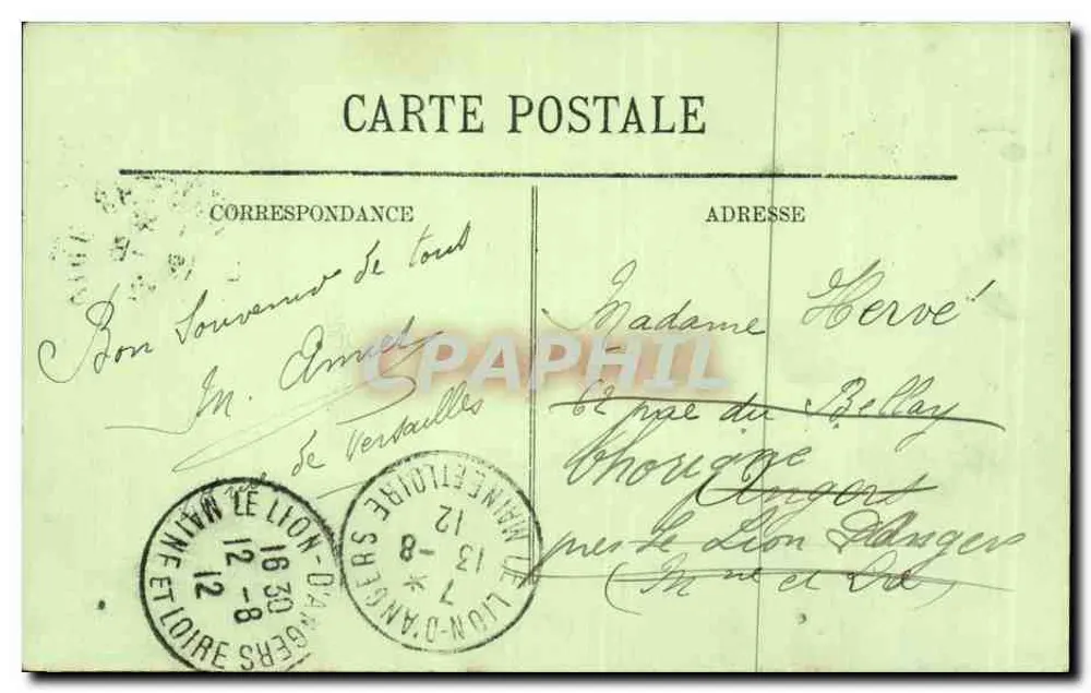 NANTES — A Igreja da Santa Cruz — LL - Verso