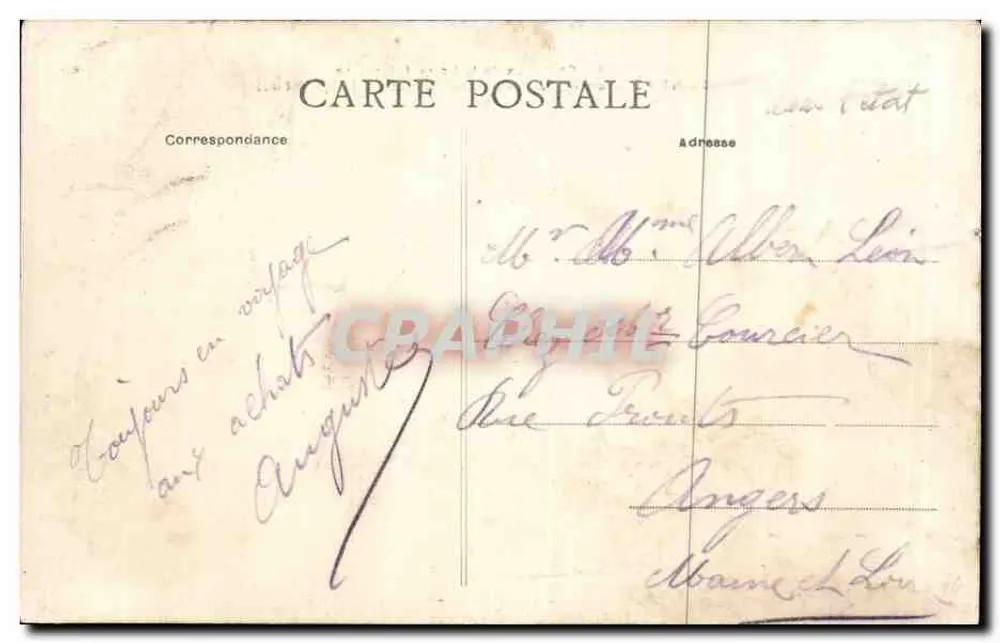 Saint-Père-en-Retz — Château de la Vérie (Façade Sud) — Collection F. Chapeau, Nantes, 2e mille - Rückseite