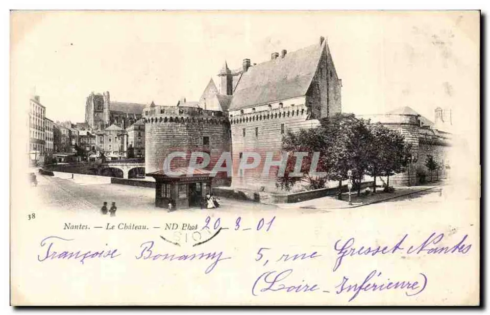 Nantes — O Castelo — ND Phot 38 - Frente