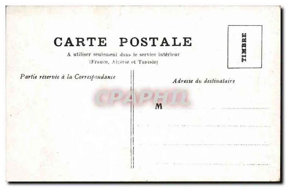 Flores — Camélias e rosas — Carte postale française pour le service intérieur (France, Algérie, Tunisie) - Verso
