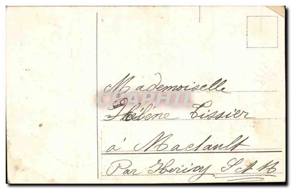 Arranjo de flores — 1º de Abril — Editor EAS - Verso