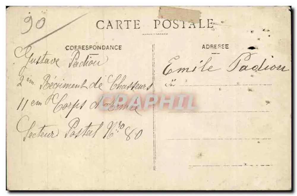 Beaucourt — Rue de Badercel — Ernest Boucourt - Verso