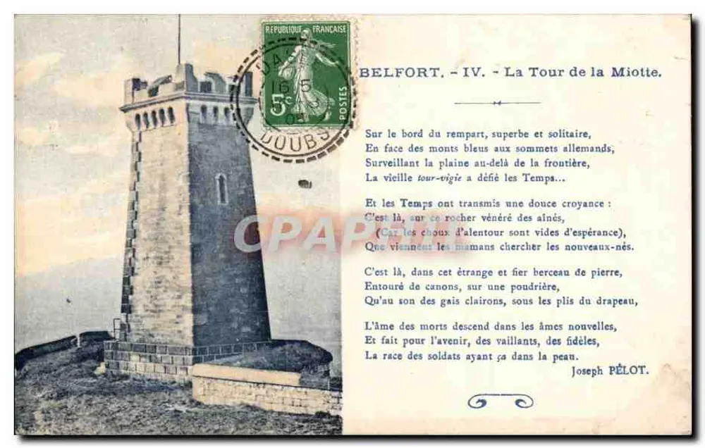 Belfort - IV - A Torre da Miotte — editor não visível, número de série ilegível - Frente
