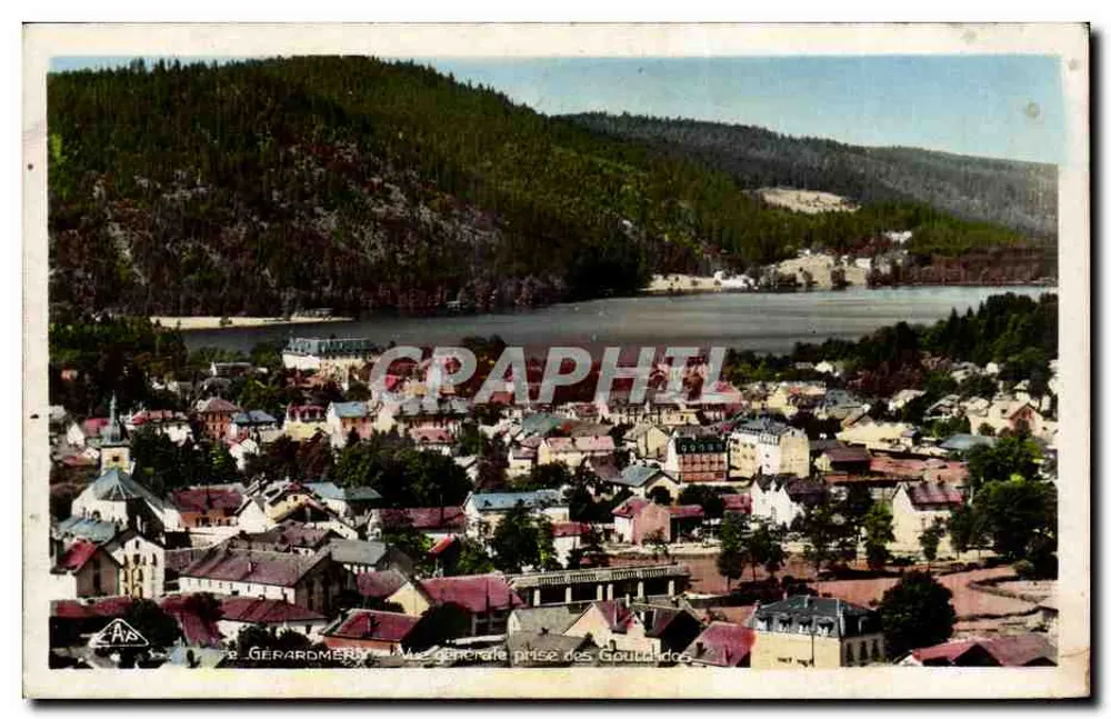 Gérardmer — Vue générale prise des Goulludos — éditeur A.A. - Frente