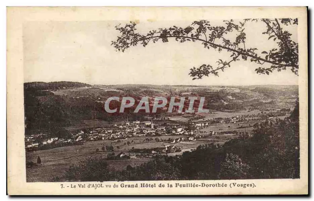 Der Val d'Ajol aus Sicht des Grand Hôtel de la Feuillée-Dorothée (Vosges) — n°7 - Vorderseite