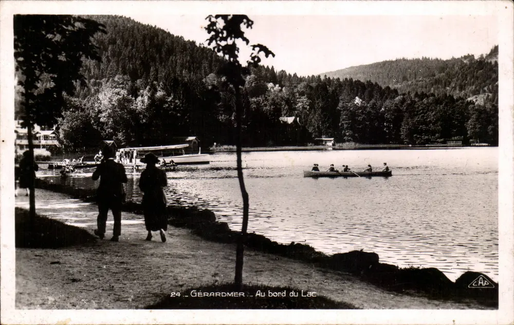 Gérardmer — Ao bordo do Lago — Editor C. AP - Frente