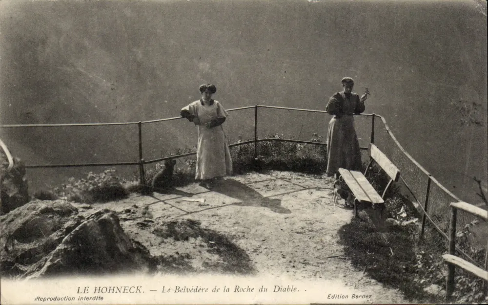 Der Hohneck — Der Belvédère von La Roche du Diable — Edition Bernez - Vorderseite