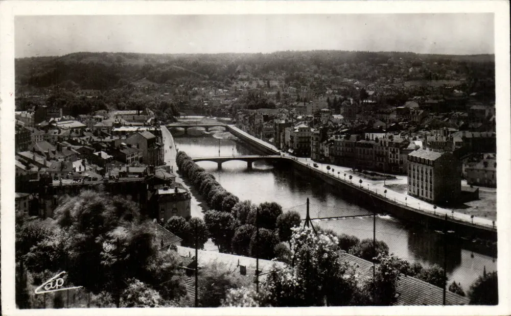 Epinal - A Mosela e os Pontes — C.A.P. - Paris - Frente