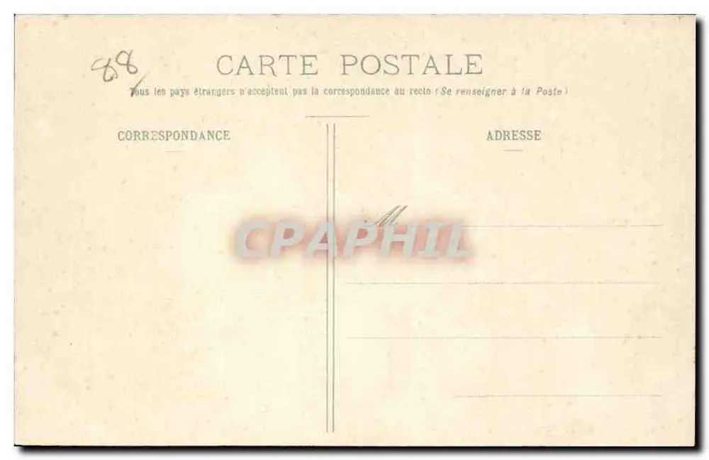 Domréméy — Katedra — Fototyp Paul Testart, Epinal - Rewers