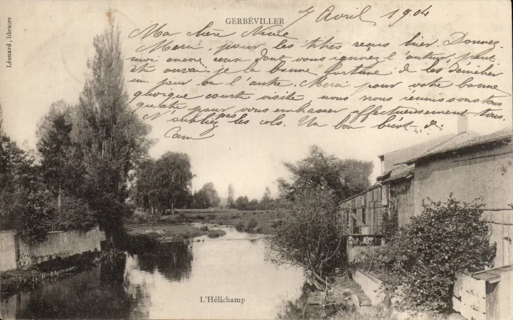 Gerbéviller — L'Hélichamp — Léonard, livreiro - Frente