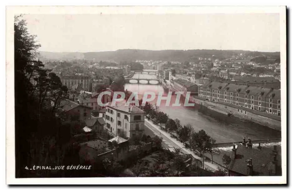 Épinal - Vista Geral — série 4 — editor Homeyer e Euret - Frente