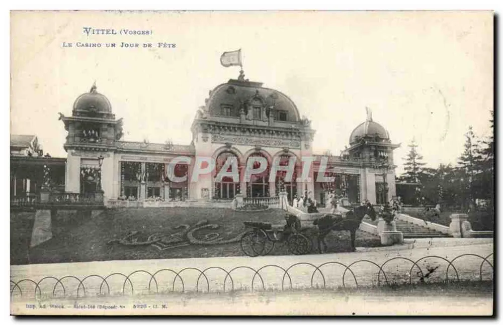Vittel (Vosges) — Le Carino an einem Festtag — Imp. A.D. Weick - Vorderseite