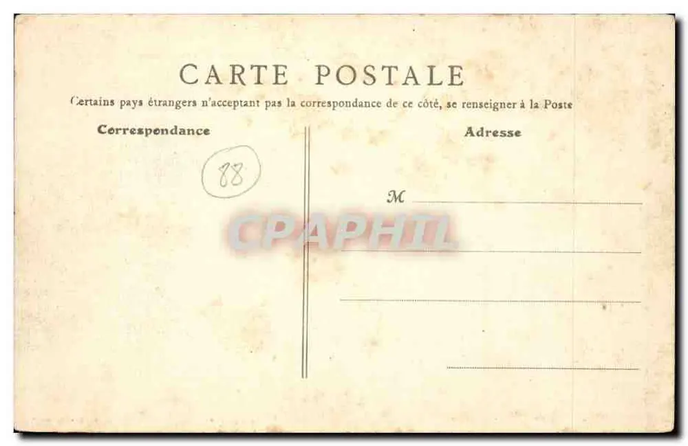 Gérardmer (Vosges) — O Lago — Embarcação da Passeio — B. F. PARISOTO - Verso