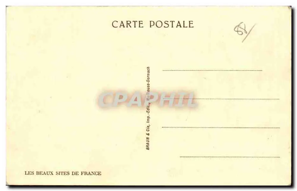 La Bresse — La Moselotte — 15491 c - Verso
