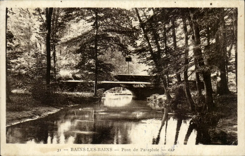 Bains-les-Bains — Pont du Parapluié — CAP - Recto