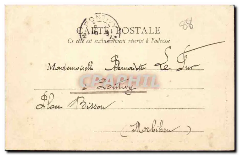 Martigny-les-Bains Einrichtung — Der Musikkiosk — Rocher-Dubois, Verlag, Martigny-les-Bains (Vosges) - Rückseite