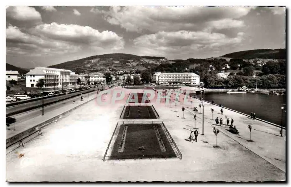 Gérardmer — A Esplanada na margem do Lago — Réal Photo - Frente
