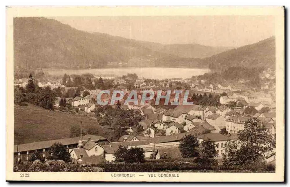 Gérardmer — Vista Geral — Editor Braun & Cie, Dornach (Ht-Rhin) - Frente