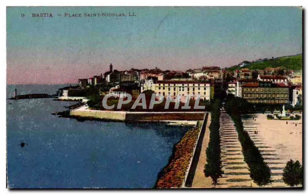 Bastia — Place Saint-Nicolas — LL - Vorderseite