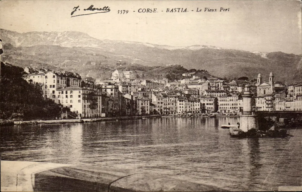 Bastia - Der alte Hafen — Korsika — Verlag J. Moretti, n° 3579 - Vorderseite
