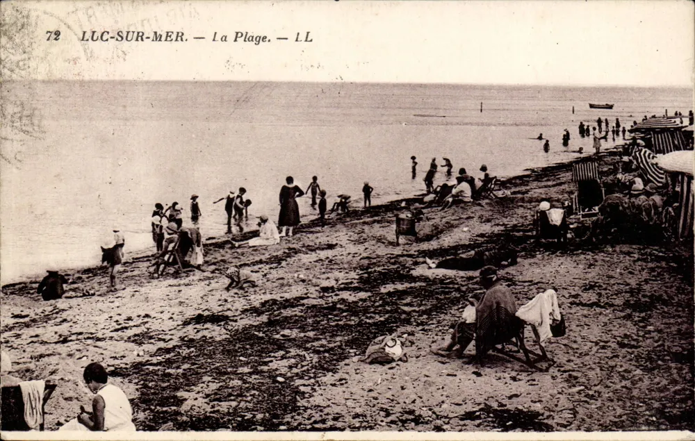 Luc-sur-Mer — A Praia — LL - Frente