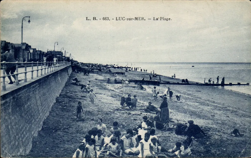 Luc-sur-Mer — A Praia — L.B. 663 - Frente