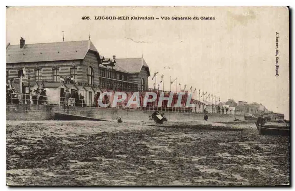 Luc-sur-Mer (Calvados) — Allgemeiner Blick auf das Casino — J. Béhennec, Verlag Caen (Departement Calvados) - Vorderseite