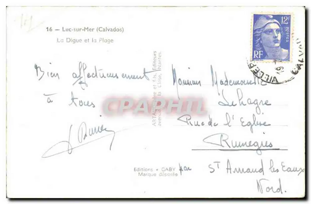 Luc-sur-Mer — Digue i plaża — Gaby - Rewers