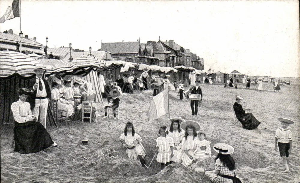 Lebendige Strandlandschaft — Baden am Meer — Verlag N. Gova Photo, n°14 - Vorderseite