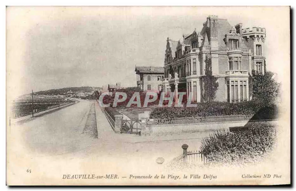 Deauville-sur-Mer — Promenade de la Plage, Villa Dolfus — Collections ND Phot - Vorderseite