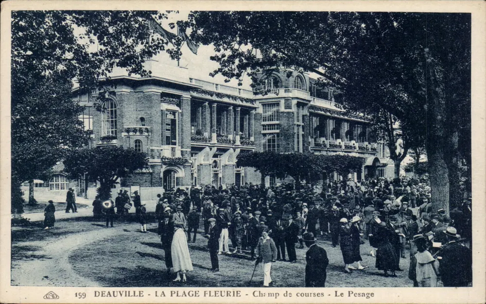 Deauville - Die Blühende Strände - Rennplatz - Das Wiegen - Vorderseite