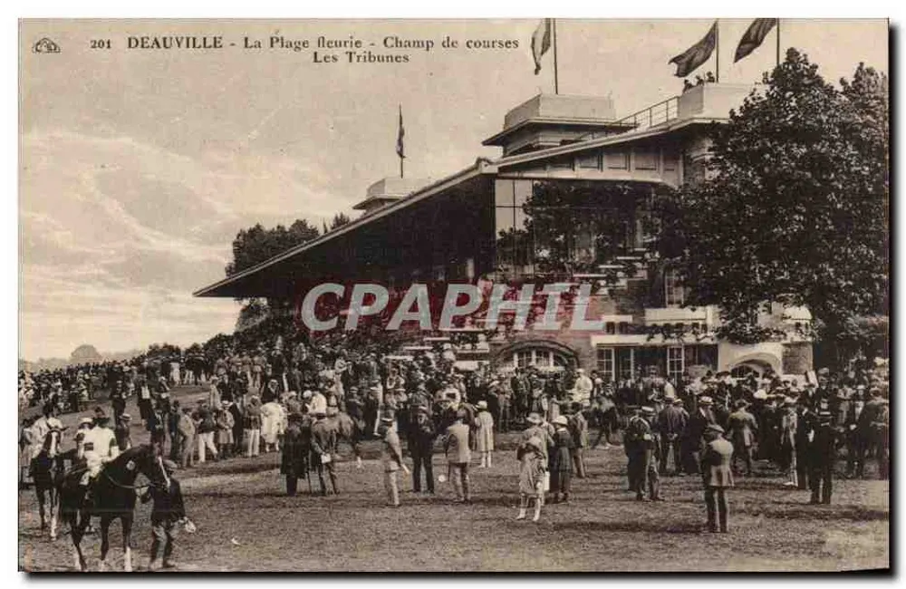 Deauville - Die Blütensträndchen - Rennplatz Tribünen - Vorderseite
