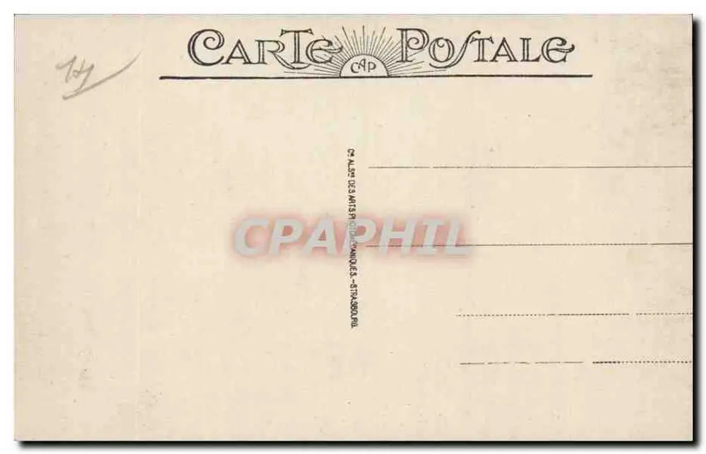 Deauville - Die blühende Strandpromenade - La Potinière — Verlag La Potinière, Nr. 174 - Rückseite