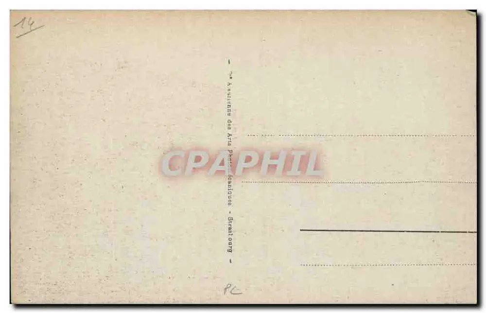 Deauville - Praia Florida — Parterres floridos e Hotel Normandy — editor: Antigos Artes Personalizados, Strasbourg - Verso