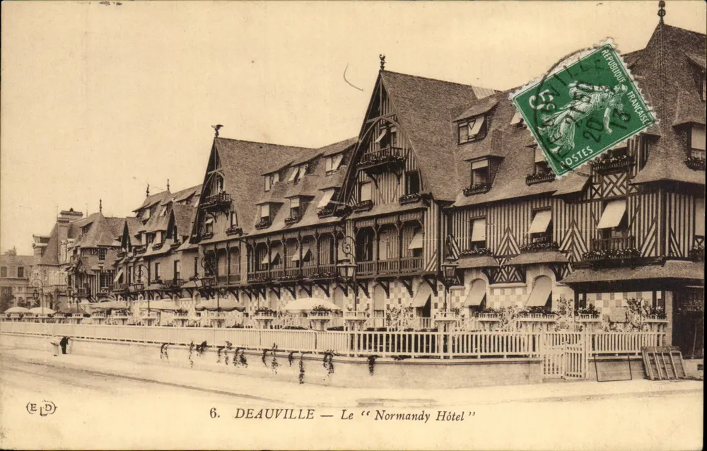 Deauville — O "Normandy Hôtel" — Editor ELD, n°6 - Frente