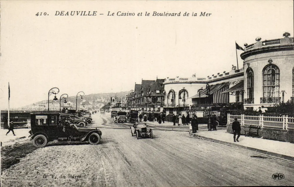 Deauville — Das Casino und der Boulevard de la Mer — G. T. Le Huray, n°410 - Vorderseite