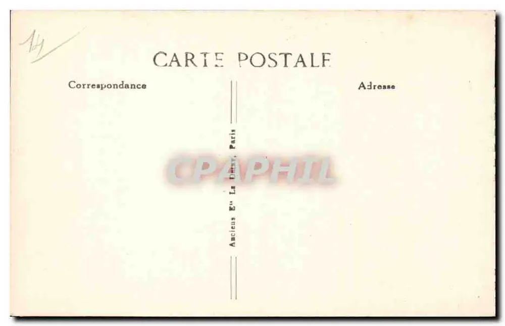 Deauville — Royal-Hotel und der Garten — E. Le Havre, Nr. 426 - Rückseite