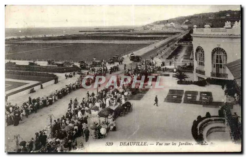 Deauville — Blick auf die Gärten — LL. n° 330 - Vorderseite