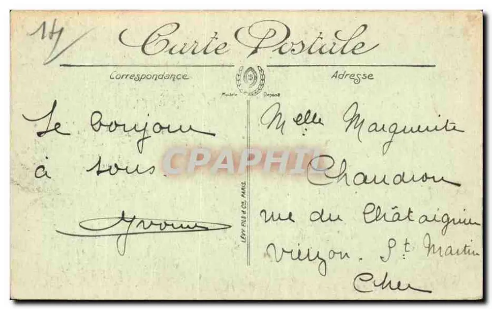 Deauville — Der Yachthafen und der Leuchtturm — LL - Rückseite