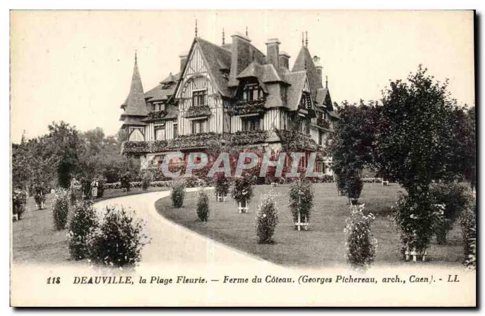 Deauville, la Piage Fleurie — Fattoria del Côteau — Georges Pichereau, arch., Caen - Recto