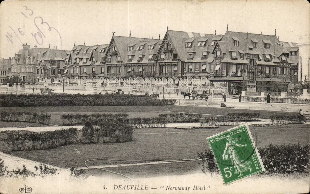 Deauville — "Normandy Hôtel" — Editor E.P.D. n°4 - Frente