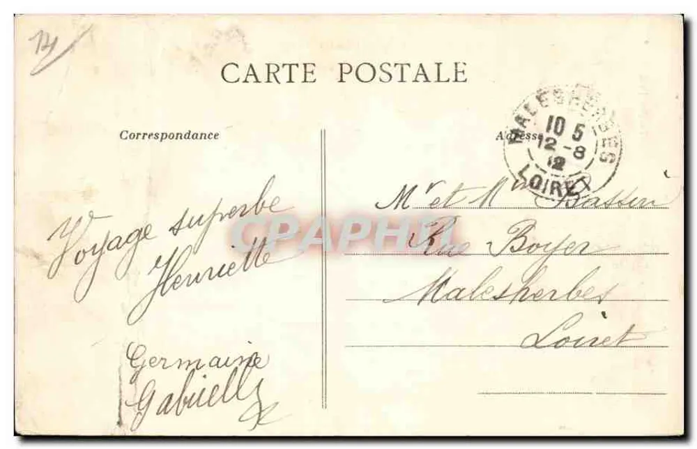 Deauville-sur-Mer - Normandie - Hotel und Gärten - Rückseite