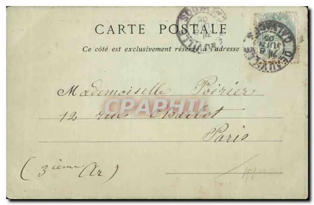 Deauville-sur-Mer — Promenade de la Plage, die Villa Louisiane — Collections ND. Phot. - Rückseite