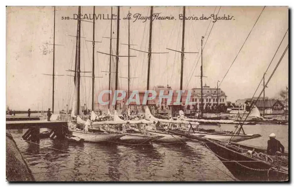 Deauville — Blütenstrand, Yachthafen — n° 532 - Vorderseite