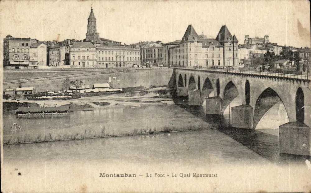 Montauban — O Ponte — O Quai Montmurat — Editor não identificado - Frente